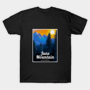 June Mountain California United States ski T-Shirt